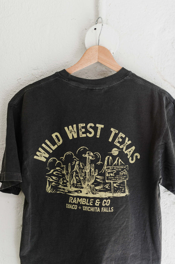 wild west tx | pepper comfort colors tee