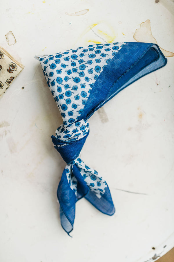 blue pattern | bandana