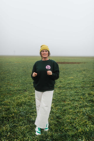 fortitude | green crewneck sweatshirt