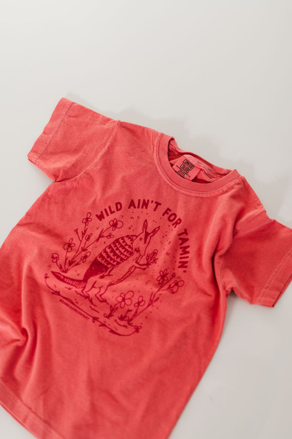 wild ain't for tamin' | youth watermelon comfort colors tee