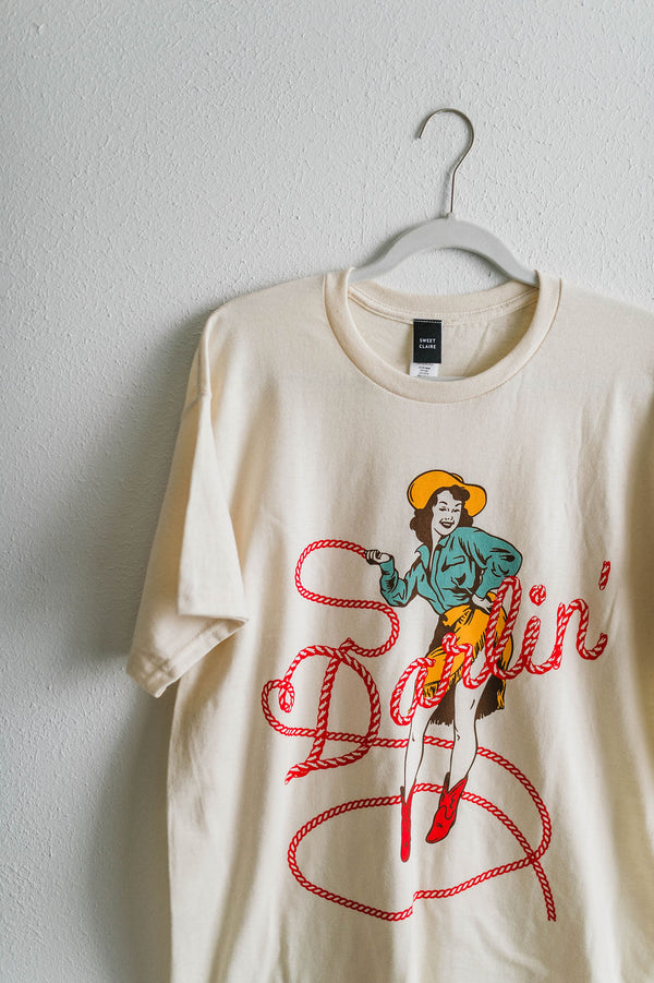 darlin' cowgirl tee