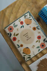 blooming thank you so much | card