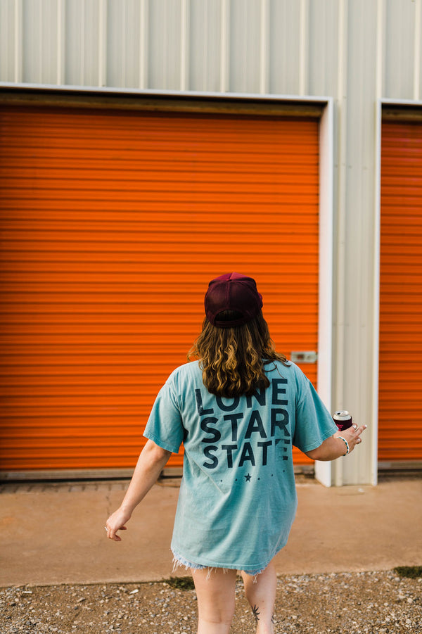 the lone star tee | seafoam