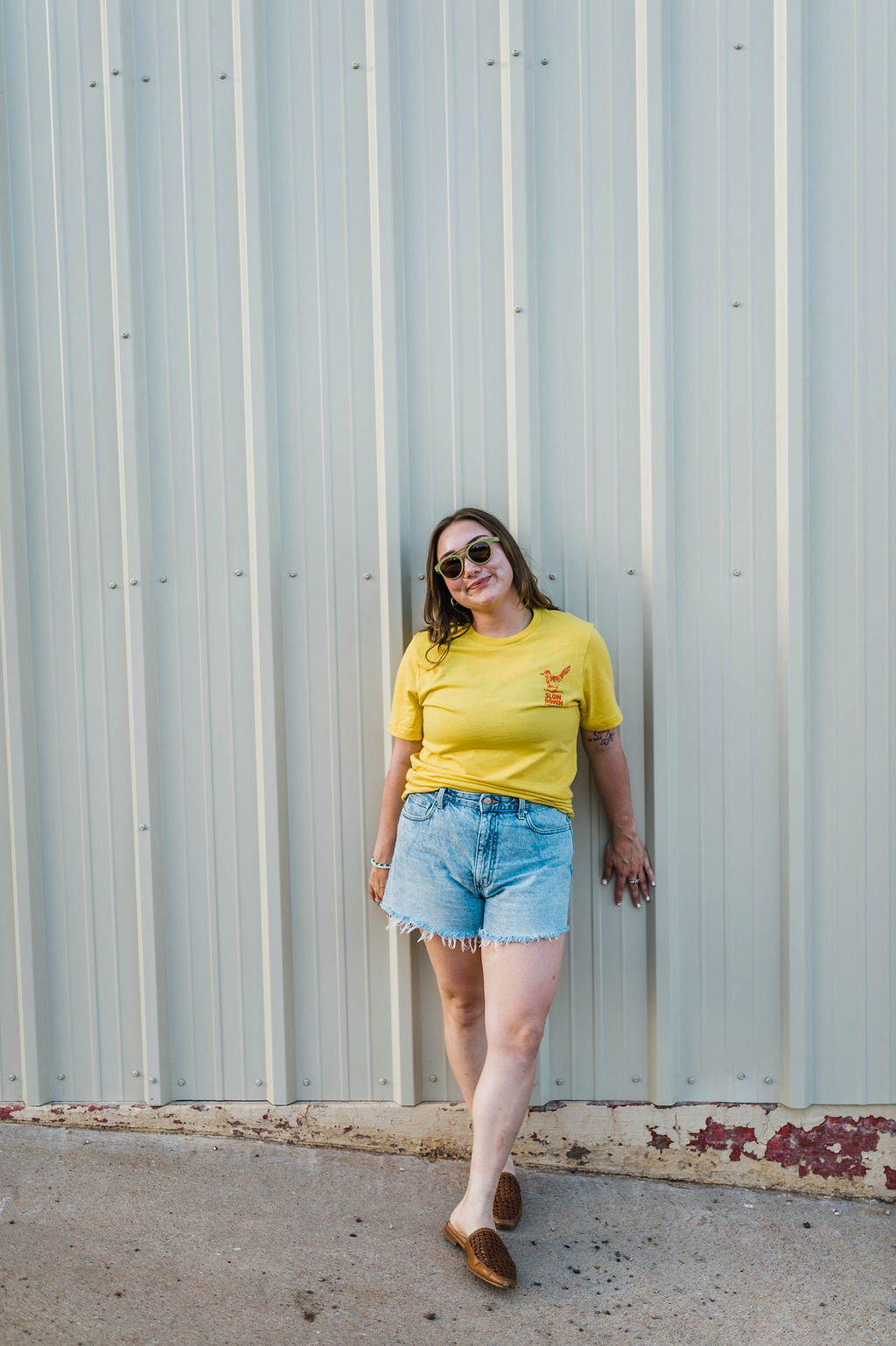 slow down | maize yellow tee