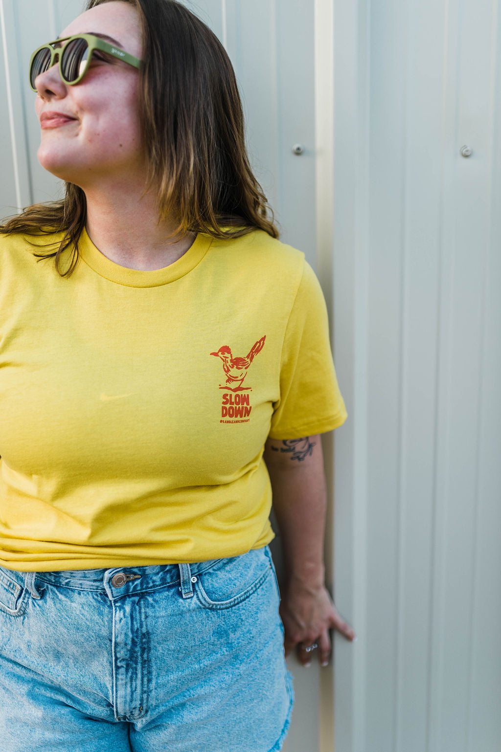slow down | maize yellow tee