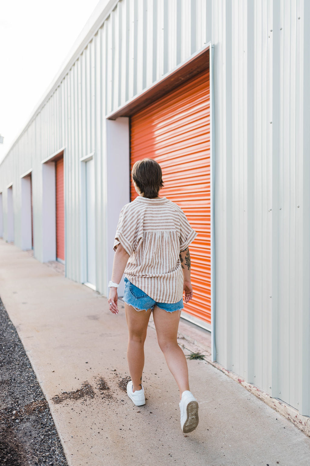 marigold stripe | button up shirt