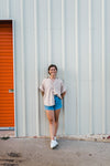 marigold stripe | button up shirt