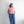 plaid patch pants | blue + navy