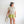 striped cap sleeve top | oat + brown