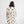 polka dot pleated poplin mini dress | cream + black