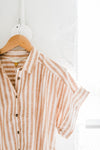 marigold stripe | button up shirt