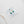 turquoise huggie  | drop earring