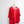 polka dot oversized top | red + white