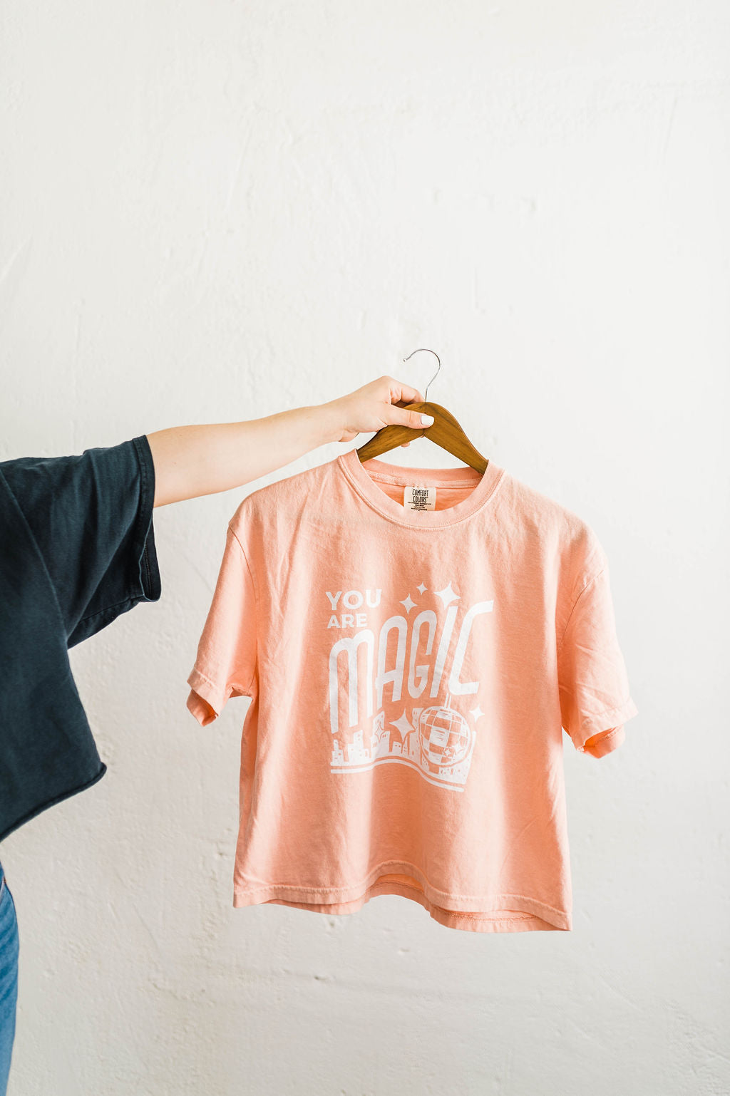 you are magic | peachy boxy cropped tee