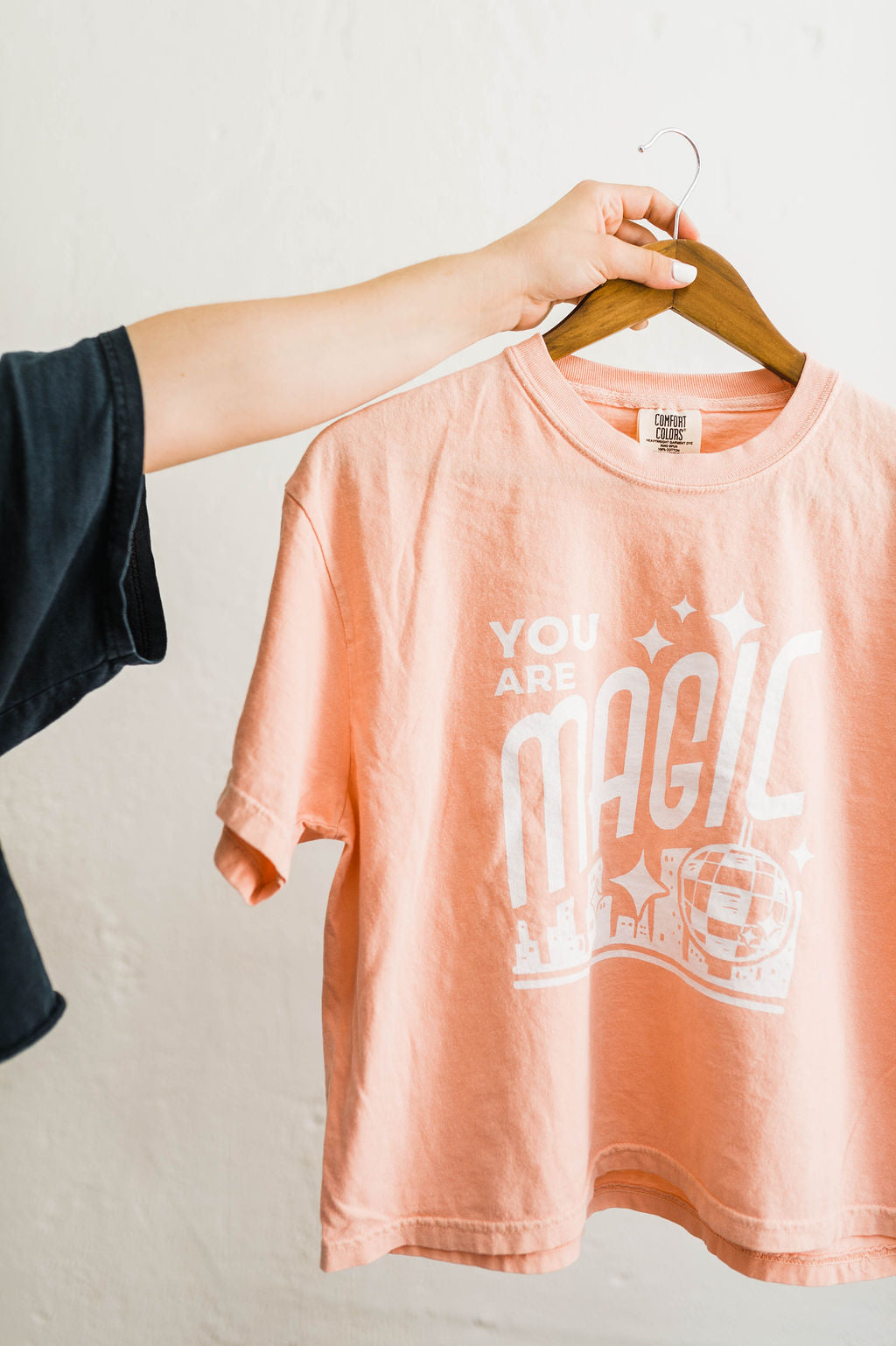 you are magic | peachy boxy cropped tee