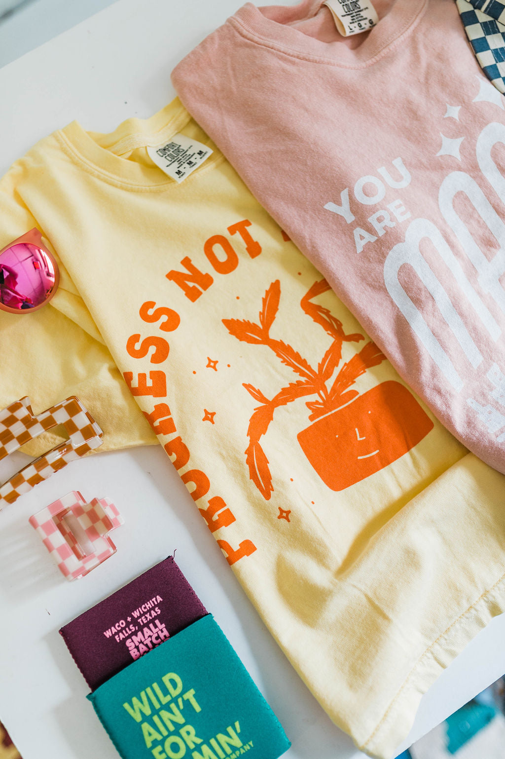 progress not perfection | butter boxy cropped tee