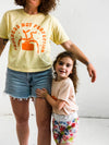 progress not perfection | butter boxy cropped tee