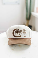 cowboy country club | cream brown hat
