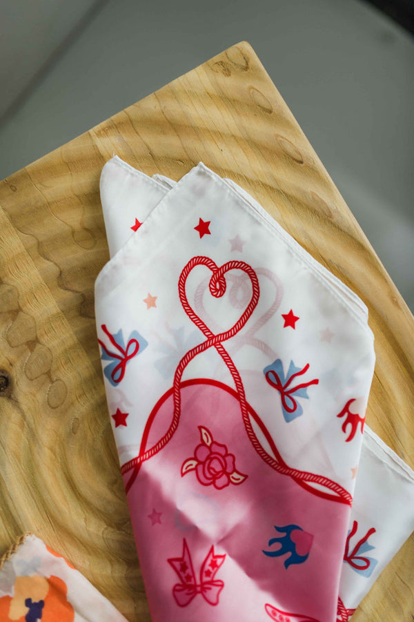 western cowgirl bandana | pink