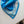 printed bandana | blue polka dot