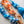 printed bandana | blue polka dot