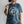 fake falls real people | navy relaxed tee