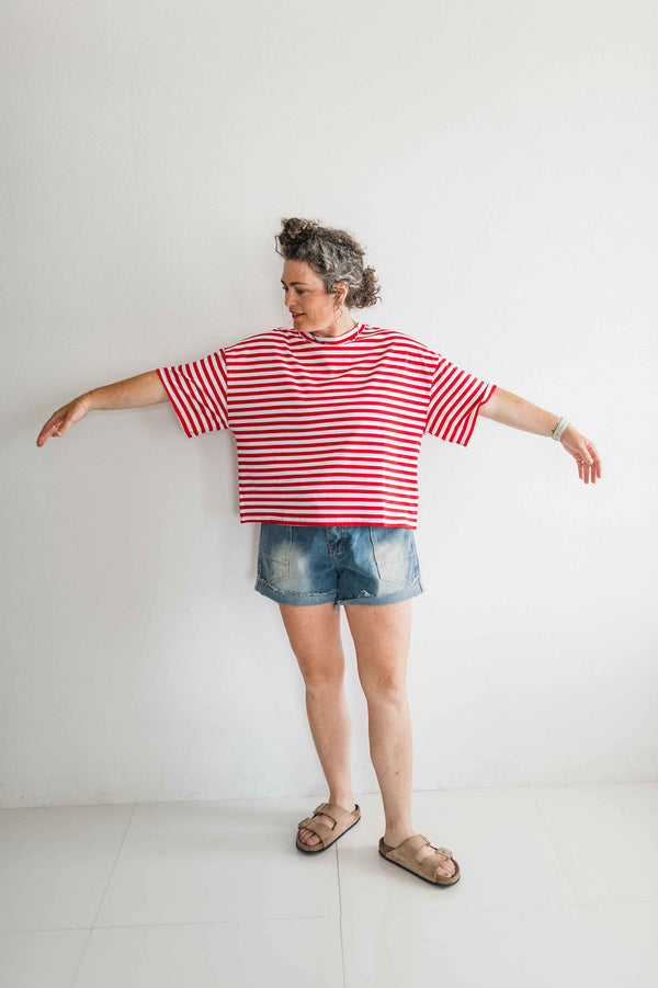 lace-up shorts | blue denim