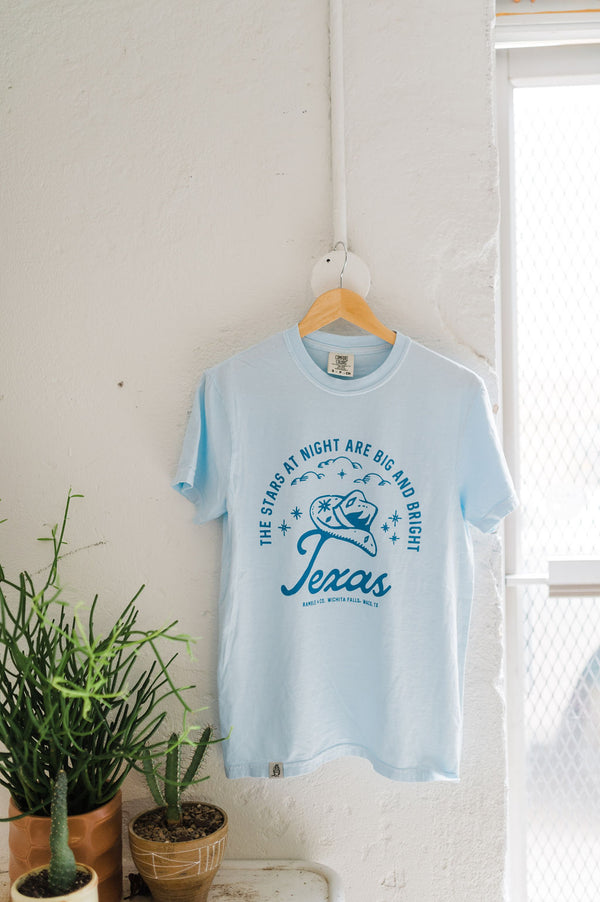 stars at night | chambray comfort colors tee