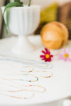 thin beaded necklace | sunrise