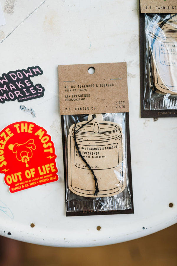car fragrance | teakwood & tobacco