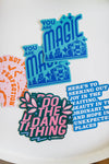 you are magic blue | sticker