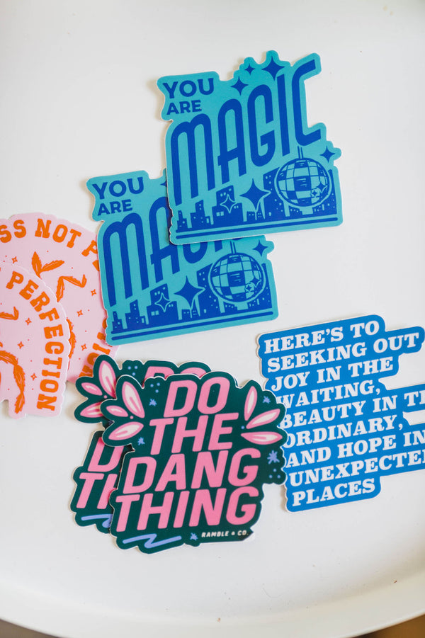 do the dang thing | sticker