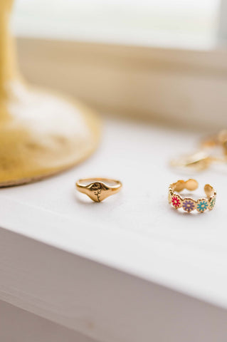 georgia rose ring | 18k gold ring