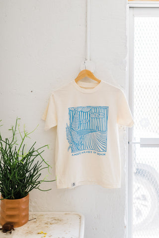 amber waves of grain | cream relaxed tee