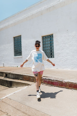 amber waves of grain | cream relaxed tee