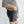 lace-up shorts | black denim