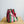stripe rope purse | green and pink