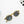 round frame sunglasses | green