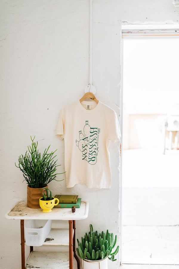 not a hugger | cream comfort colors tee