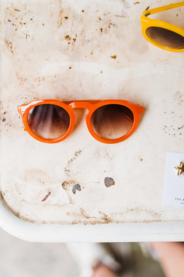 sloane sunglasses | orange