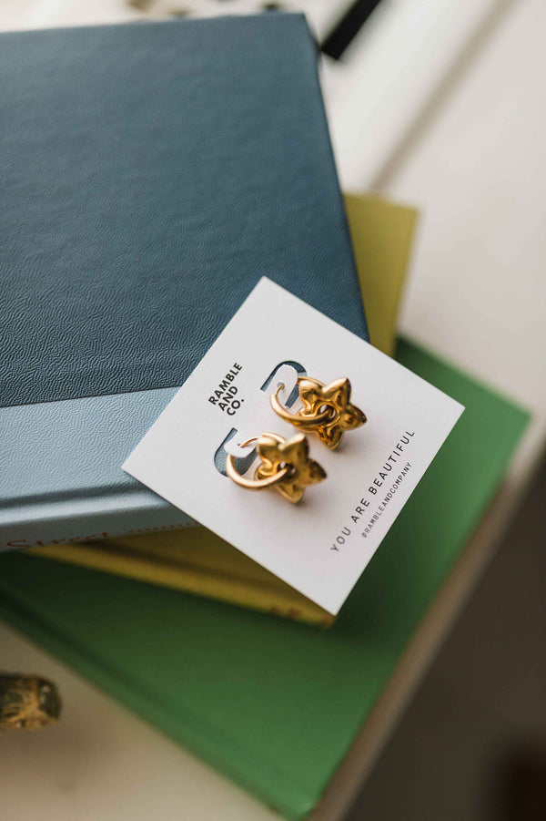 flower drop | earring