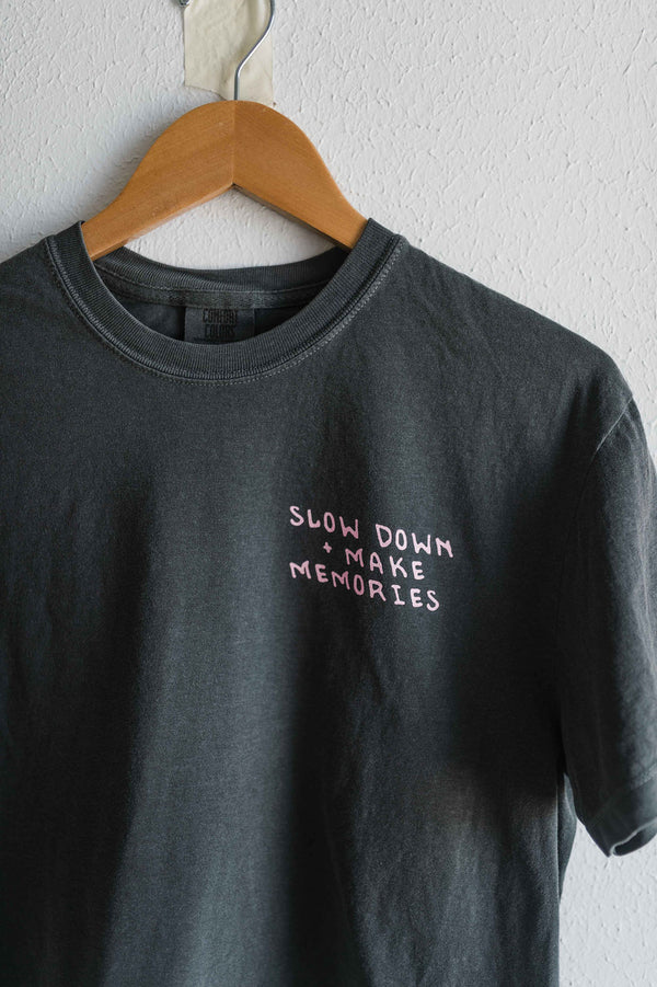 take the backroads | pepper boxy cropped tee