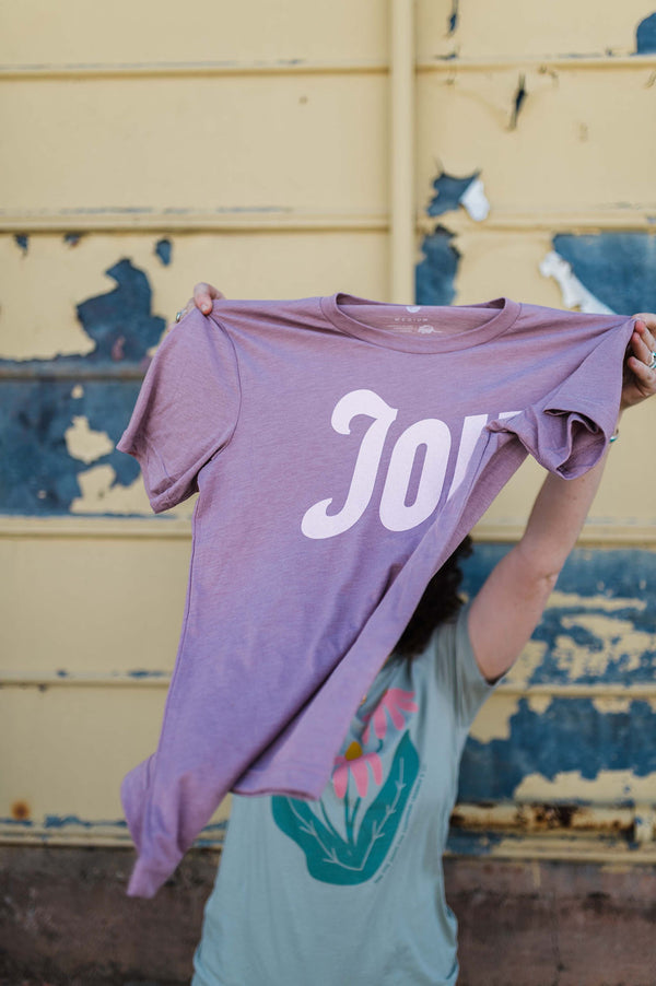 joy | orchid triblend tee