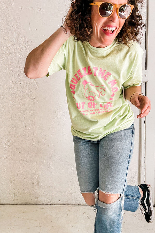 squeeze the most out of life | chic lime tee