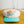 daggum mirage | cream and turquoise hat