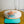 daggum mirage | cream and turquoise hat