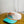 daggum mirage | cream and turquoise hat