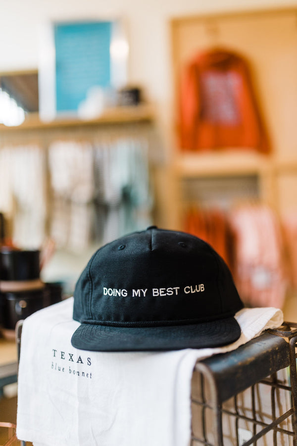doing my best club | black hat