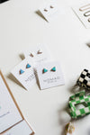 triangle studs | earrings