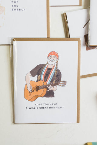 willie nelson | notecard